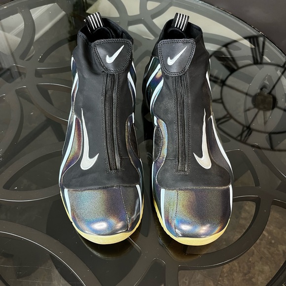 Nike Air Flightposite Topaz Mist Hologram Flightposite Sz 10.5 - Picture 5 of 9